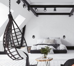 Подсветка интерьерная Ogma GU10 SW чёрный (MRL 1009)