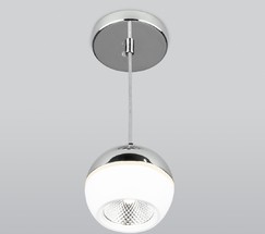 Подвесной светильник DLS023 9W 4200K белый/хром