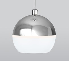 Подвесной светильник DLS023 9W 4200K белый/хром