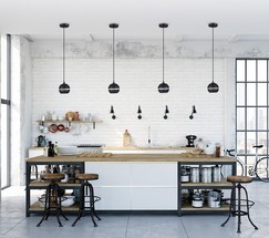 Подвесной светильник DLS023 9W 4200K черный