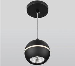 Подвесной светильник DLS023 9W 4200K черный