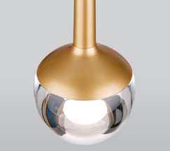 Подвесной светильник DLS028 6W 4200K золото