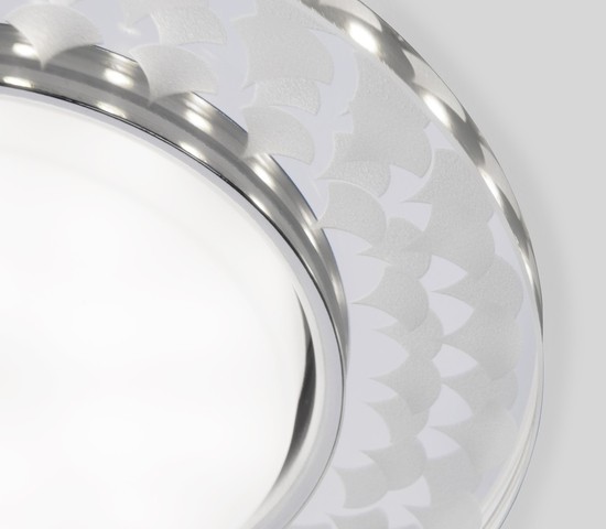 Точечный светильник 3038 GX53 SL/WH зеркальный/белый