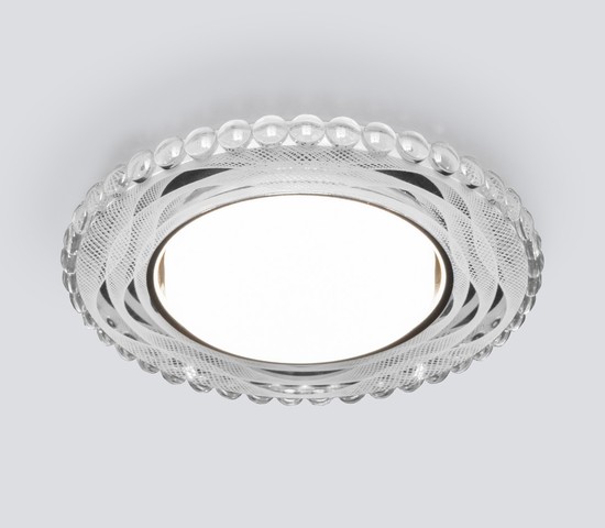 Точечный светильник 3036 GX53 SL/WH зеркальный/белый