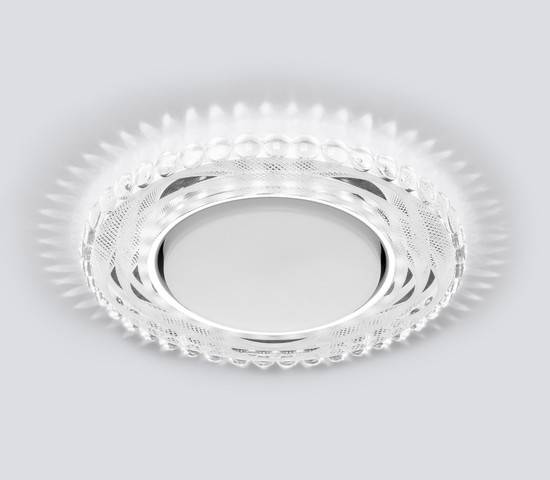 Точечный светильник 3036 GX53 SL/WH зеркальный/белый