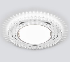 Точечный светильник 3036 GX53 SL/WH зеркальный/белый