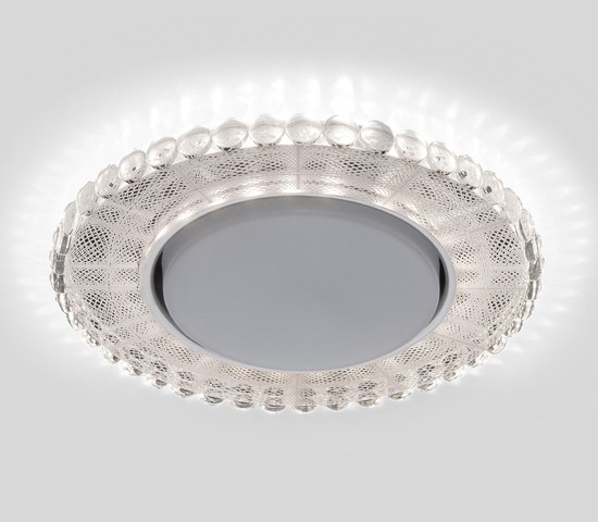 Точечный светильник 3035 GX53 SL/WH зеркальный/белый