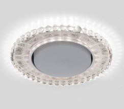 Точечный светильник 3035 GX53 SL/WH зеркальный/белый