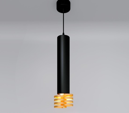 Подвесной светильник DLN103 GU10 черный/золото