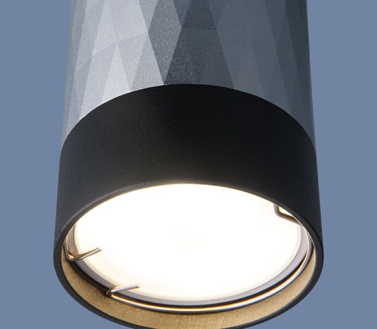 Точечный светильник DLN110 GU10 черный/серебро