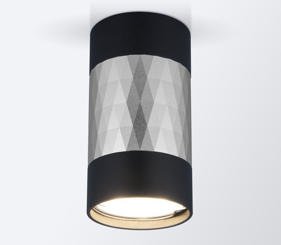 Точечный светильник DLN110 GU10 черный/серебро