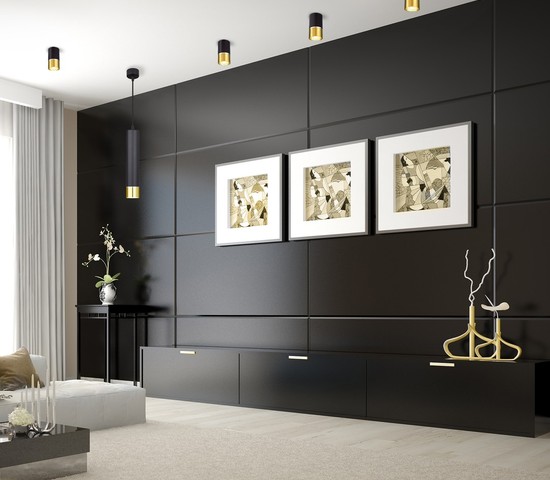 Точечный светильник DLN106 GU10 черный/золото