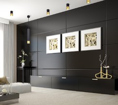 Точечный светильник DLN106 GU10 черный/золото