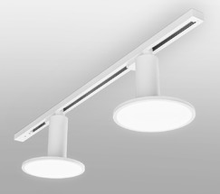 Трековый светильник Brain Белый 12W 4200K (LTB50) однофазный