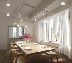 Трековый светильник Brain Белый 12W 4200K (LTB50) однофазный