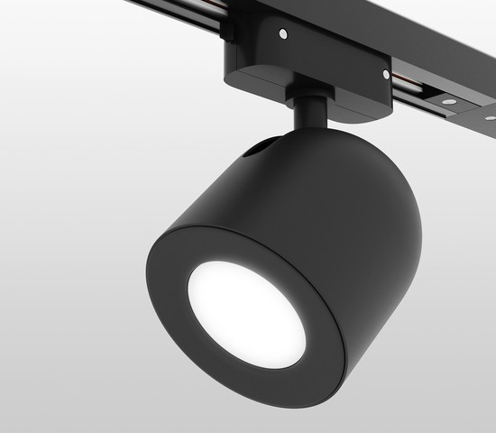 Трековый светильник Ogma GU10 Черный (MRL 1005) однофазный