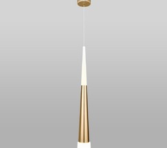 Подвесной светильник DLR038 7+1W 4200K золото