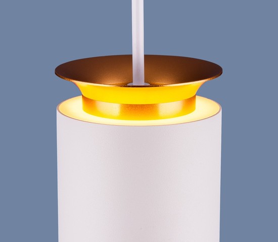 Подвесной светильник DLS021 9+4W 4200К белый матовый/золото