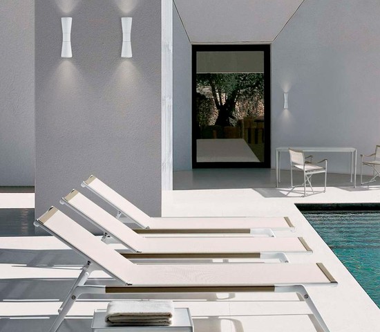 Универсальный уличный светильник 1502 TECHNO LED TUBE DOBLE белый