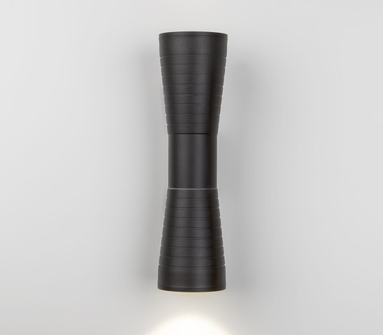 Универсальный уличный светильник 1502 TECHNO LED TUBE DOBLE черный