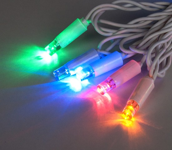 Уличная гирлянда 400-102 мульти с эффектом мерцания 20м IP65