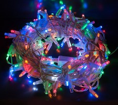 Уличная гирлянда 400-102 мульти с эффектом мерцания 20м IP65