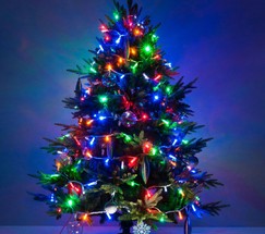 Уличная гирлянда 400-102 мульти с эффектом мерцания 20м IP65