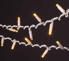 Уличная гирлянда 400-102 теплый белый с эффектом мерцания 20м IP65