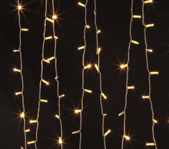 Уличная гирлянда 400-102 теплый белый с эффектом мерцания 20м IP65