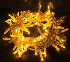 Уличная гирлянда 400-102 теплый белый с эффектом мерцания 20м IP65