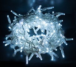Уличная гирлянда 400-102 белый с эффектом мерцания 20м IP65