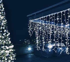 Уличная гирлянда 200-101 белый с эффектом мерцания 2*3м IP65