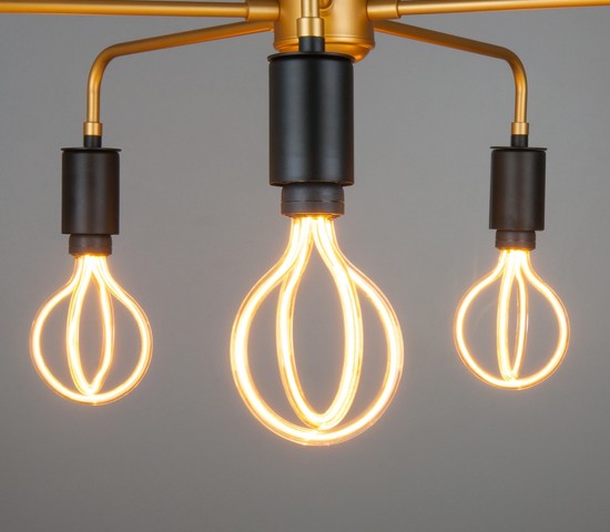 Лампа Art filament 8W 2400K E27 double round (BL151)