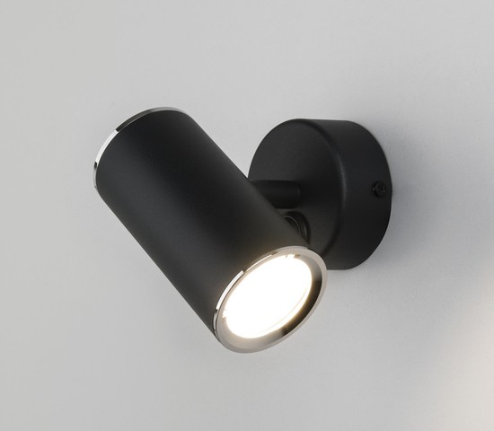 Подсветка интерьерная Rutero GU10 SW черный (MRL 1003)