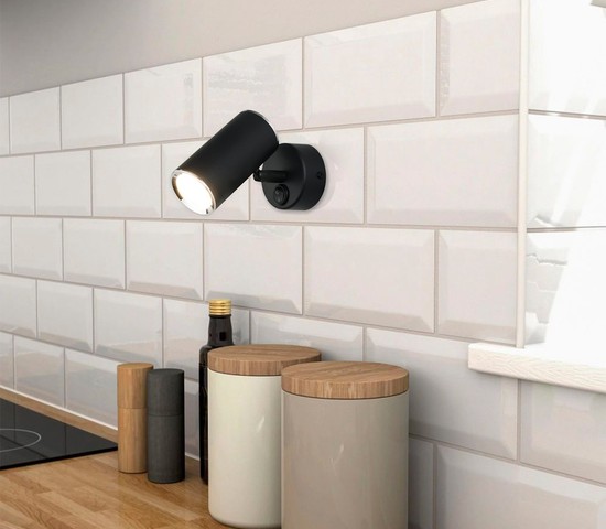 Подсветка интерьерная Rutero GU10 SW черный (MRL 1003)