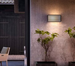 Универсальный уличный светильник 1409 TECHNO черный