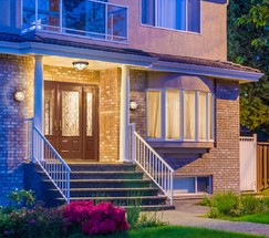 Универсальный уличный светильник Telarana L капучино (GL 1024D)