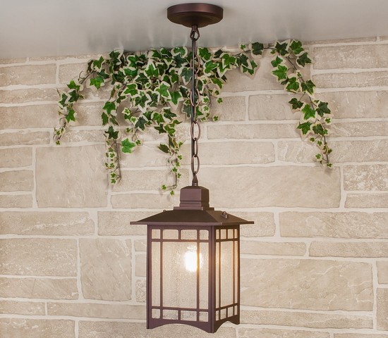 Универсальный уличный светильник Vela H кофейное золото (GL 1019H)