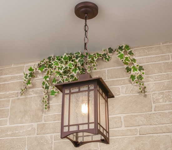 Универсальный уличный светильник Vela H кофейное золото (GL 1019H)