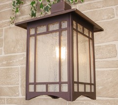 Универсальный уличный светильник Vela H кофейное золото (GL 1019H)