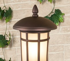 Универсальный уличный светильник Lepus F кофейное золото (GL 1016F)