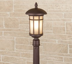 Универсальный уличный светильник Lepus F кофейное золото (GL 1016F)