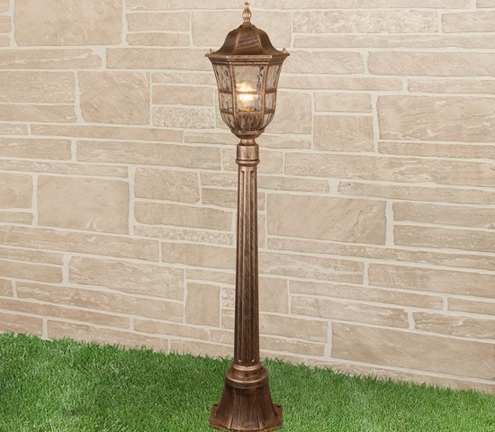 Универсальный уличный светильник Dorado F черное золото (GL 1013F)