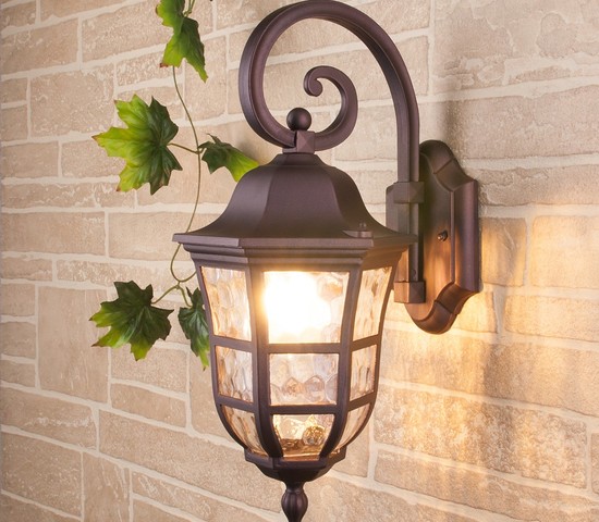 Универсальный уличный светильник Dorado D кофейное золото (GL 1013D)