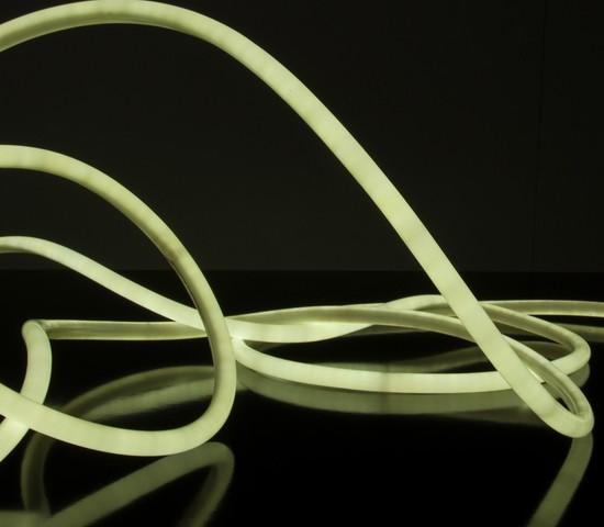 Гибкий неон LS003 220V 9.6W 144Led 2835 IP67 16mm 6500K круглый холодный белый, 50 м