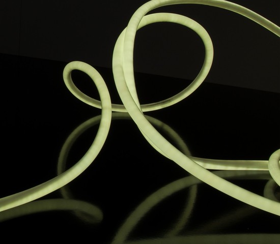 Гибкий неон LS003 220V 9.6W 144Led 2835 IP67 16mm 6500K круглый холодный белый, 50 м