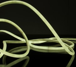 Гибкий неон LS003 220V 9.6W 144Led 2835 IP67 16mm 6500K круглый холодный белый, 50 м