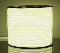 Гибкий неон LS003 220V 9.6W 144Led 2835 IP67 16mm 6500K круглый холодный белый, 50 м