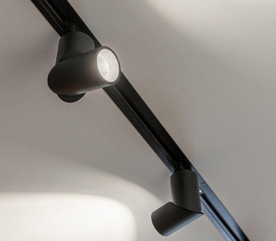 Трековый светильник Corner Черный 15W 4200K (LTB33) однофазный