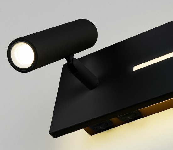 Подсветка интерьерная Tuo LED черный (MRL LED 1117)